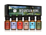 P&J Trading Fragrance Oil Mountain Home Set | Cedar, Marshmallow, Campfire, Hot Chocolate, Mountain Air, Evergreen Forest Candle Scents for Candle Making, Freshie Scents, Soap Making Supplies P&J Trading
