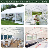 Tents for Parties Party Tent 16x20 ft, Outdoor Canopy Carpas para Fiestas Heavy Duty, Large Waterproof Patio Event Wedding Tent White with Sidewalls Walls for Backyard Sophia & William