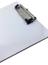 Clipboard Dry Erase Surface 9'' x 12.5'' Letter Size Low Profile Clip Whiteboard Single (Pack of 1) Trade Quest