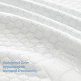 OUUI 5 Inch Gel Memory Foam Twin Mattress Medium-Firm Twin Bed Mattress for Bunk Bed, Trundle Bed, Pressure Relief Mattress for Kids Adults CertiPUR-US Certified Mattress in a Box OUUI