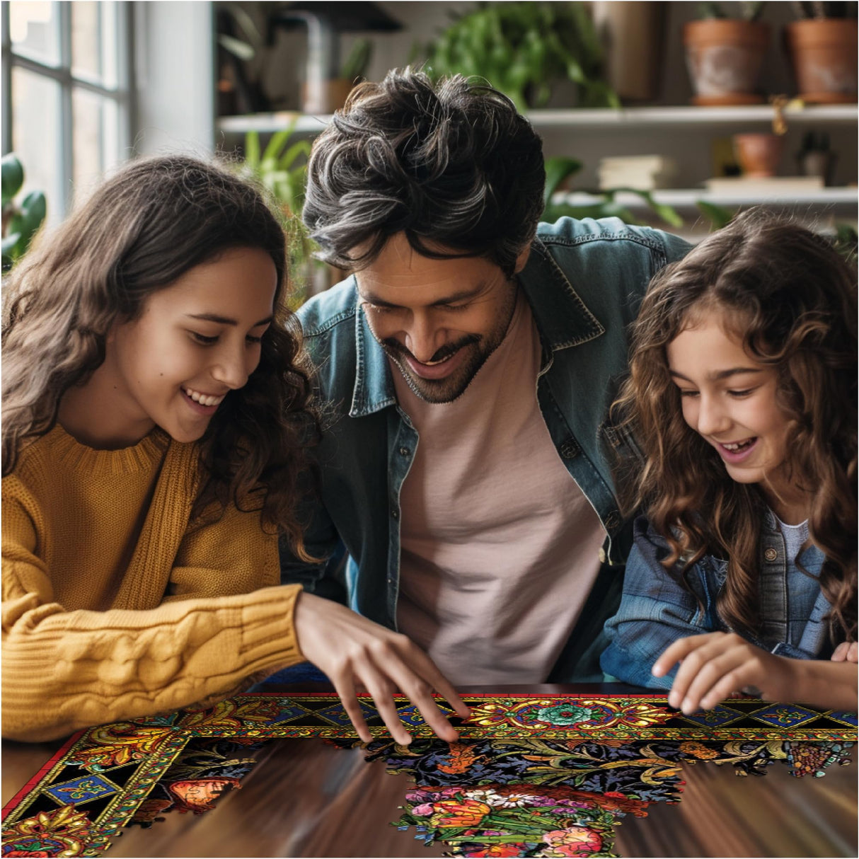 White Mountain Puzzles Tapestry Cat - 1000 Piece Jigsaw Puzzle White Mountain