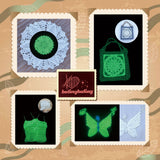 BulingBuling Glow in The Dark Yarn, 5 Pack Colorful Total 260g/9oz-273Yards, Crochet Yarn for Crocheting, for DIY Art, Knitting, Crocheting and Crafts. (White) bulingbuling