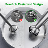 Immersion Blender Handheld Corded Hand Blender 1100W, Trigger Variable Speed 5 in 1 Stick Blender, Emulsion Blender with Chopper, Whisk and Frother for Soup, Baby Food and Smoothies turelar