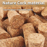 20 Pack Soft Wood Tapered Corks, Leakproof Plugs for Wine, Beer & Liquor Bottles, DIY Crafts 0.940.671.38 In Svalor