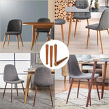 FVIEXE 16 Inch Wood Table Legs, Furniture Legs Set of 4, Round Replacement Legs for Coffee Table End Table Side Table Night Stand Tapered Desk Chair Legs, Straight FVIEXE