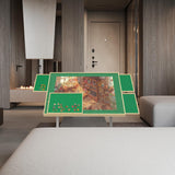 RAGOZONERY Jigsaw Puzzle Table 1500 Pieces,Adjustable Height&Up Puzzle Board with Cover and 4 Drawers,34×26in Puzzle Tables for Adults,Puzzle Board with Cover with Legs for Puzzle Doer RAGOZONERY
