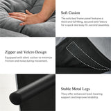 YITAHOME 70″ Convertible Futon Sofa Bed, Cat-Scratch-Proof Fabric Futon Couch with Adjustable Backrest and Armrest, Modern Loveseat Sleeper for Living Room Home Office, Dark Grey YITAHOME