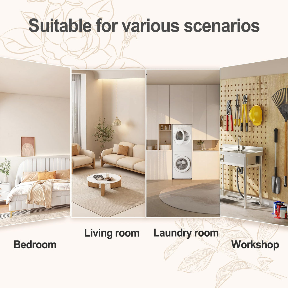 RISTERN 71” Metal Storage Cabinet with 2 Doors, 1 Adjustable Shelf and 2 Draws, Armoire Wardrobe Closet with Hanging Rods for Home Office, Bedroom, Living Room (Green) RISTERN