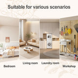 RISTERN 71” Metal Storage Cabinet with 2 Doors, 1 Adjustable Shelf and 2 Draws, Armoire Wardrobe Closet with Hanging Rods for Home Office, Bedroom, Living Room (Green) RISTERN