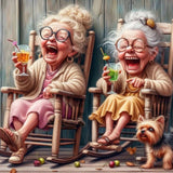 GUMITOON Diamond Art Kits for Adults-Full Drill Diamond Dots Paintings for Beginners, Round 5D Paint with Diamonds Pictures Gem Art Painting Kits DIY Crafts Kits 14"x14" QCY-059 GUMITOON