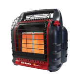 Mr Heater 4000 to 18000 BTU 3 Setting Portable LP Gas Heater Unit with Dual Tank Connection for Indoor and Outdoor Use, Black/Red Mr. Heater
