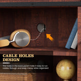 Farmhouse TV Stand for TVs up to 65+ Inch, Mid-Century Entertainment Center w/ Sliding Barn Doors and Storage Cabinets, Wood Rustic Media Console Table w/ Adjustable Shelf for Living Room, Barnwood YOUDENOVA