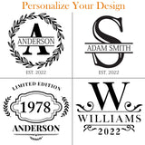 Personalized Whiskey Decanter and Stones Set - Customized Gift for Men, Dad, Father - Engraved Rocks Whiskey Decanter, 2 XL Glasses, 8 Whisky Cubes, Frolk