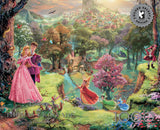 Buffalo Games - Silver Select - TK Disney - Thomas Kinkade: Sleeping Beauty - 1000 Piece Jigsaw Puzzle for Adults -Challenging Puzzle Perfect for Game Nights - Finished Size is 26.75 x 19.75 Ceaco