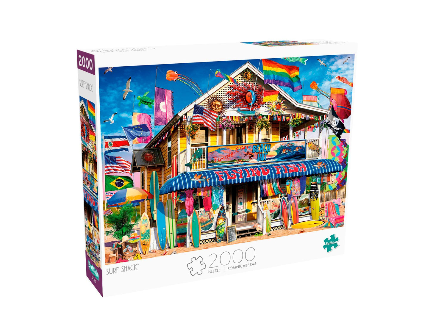 Buffalo Games - Surf Shack - 2000 Piece Jigsaw Puzzle - WoodArtSupply