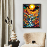 EIBEILI Diamond Art Kits for Adults,Mountains Diamond Painting Kits for Beginner Round 5D Full Drill Diamond Dots Crafts for Home Wall Decor Gifts 12x16 Inch EIBEILI