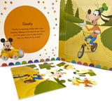 Disney Baby My First Puzzle Book - Jigsaw Puzzles for kids, 10-page board book, 5 puzzles to enjoy Phidal