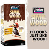 Venier Wood Like Paint Garage Doors (Mahogany) - Wood Look Paint - Furniture Cabinets Metal - Interior Exterior Paint - Liquid Wood (50,76 fl. oz) Venier