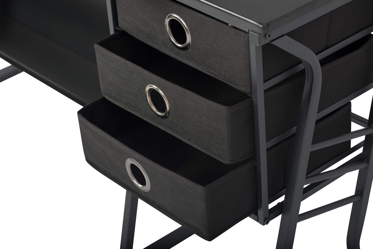 SD STUDIO DESIGNS Eclipse Craft Center in Black / Black 13365 SD STUDIO DESIGNS
