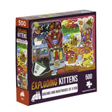 The Dreams & Nightmares of a Dog Jigsaw Puzzle by Exploding Kittens - 500 Pieces Jigsaw Puzzle for Adults, Teens, and Kids - Dog Puzzle, Funny Puzzle, Art Puzzle Exploding Kittens LLC