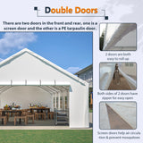 20x40 Large Party Tent Canopy, Heavy Duty Waterproof Event Tent with Removable Sidewalls &Double Roll-up Doors, Wedding Gazebo Shelter for Parties, Weddings, BBQ, Birthday, Camping and Outdoor Events Hohuqeri