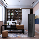 Rifle Safe 5 Gun Safes Quick Access Biometric Rifle Safe Gun Cabinets for Rifles and Shotguns Gun Safe for Rifles Storage Easier Smart Rifle Cabinet Provide Silence and Vibration Function hunter good