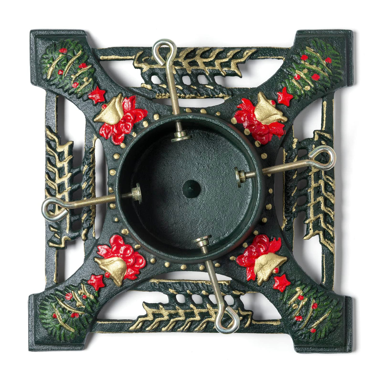 Ventray Christmas Tree Stand with Water Reservoir, 13.66x13.66x5.51 Inches,Classic Heavy Duty Universal Xmas Tree Artificial Trunks Stand Pine Tree Base Holder for Real Trees,Deer Ventray