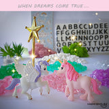 Make Your Own Light-Up Fairy & Unicorn Terrarium Arts and Crafts for Kids, Fairy Gifts for Girls Ages 4 5 6 7 8 9 10 Years, Best DIY Art Set, Unicorns Gifts & Little Girls Fairy Toys Birthday Present NUMI'SMILE