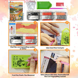 NPCSWXQ Diamond Painting Landscape,5D Diamond Painting Kits for Adults Beginners, DIY Full Drill Diamond Painting Sunrise Mountains and Rivers Painting for Home Wall Bedroom Decor Gifts 12x16Inch NPCSWXQ