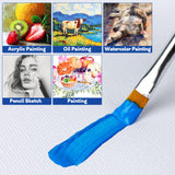 Halobios 4 Packs Blank Canvases for Painting with 8x10in,11x14in(2 of Each), Stretched Canvases for Acrylics, Oils & Other Painting Media, 100% Cotton, 5/8 Inch Profile of Super Value Canvas Pack Halobios