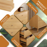 Messenya 6 drawer dresser for bedroom furniture.wood dressers & chests of drawers.Beveled Edge design, hand-polished.bedroom storage and dresser organizer for Living Room, Hallway (D-203) Messenya