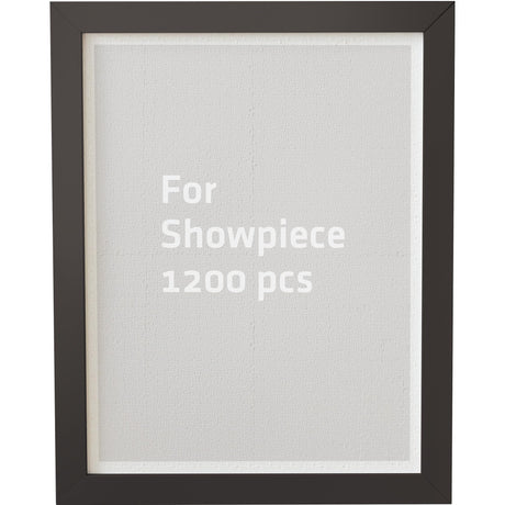 Pintoo Jigsaw Puzzle Frame Tailor-Made for Pintoo's 1200 Pieces Puzzle ONLY - Dark Brown - Effortless & Toolless Assembly NO Glue Required [W1063] Pintoo