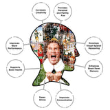 AQUARIUS Elf Collage Puzzle (1000 Piece Jigsaw Puzzle) - Glare Free - Precision Fit - Officially Licensed Elf Merchandise & Collectibles - 20 x 28 Inches AQUARIUS