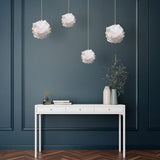 kwmobile DIY Puzzle Lamp Shade - Modern IQ Jigsaw Light in 30 Pieces min. 15 Different Designs - Diameter Approx. 7.9 in / 20 cm - White in Size S kwmobile