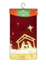 Kurt S. Adler TS0233 Tree Skirt, Red, Gold, 20.50l x 12.50w x 10.00h Kurt S. Adler