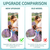 D·S 25 Pack Sublimation Tumblers Bulk 20 oz Skinny Straight Flat Bottom Blank Tumbler Cups with Individual Gift Boxed for Heat Transfer DIY Craft D·S