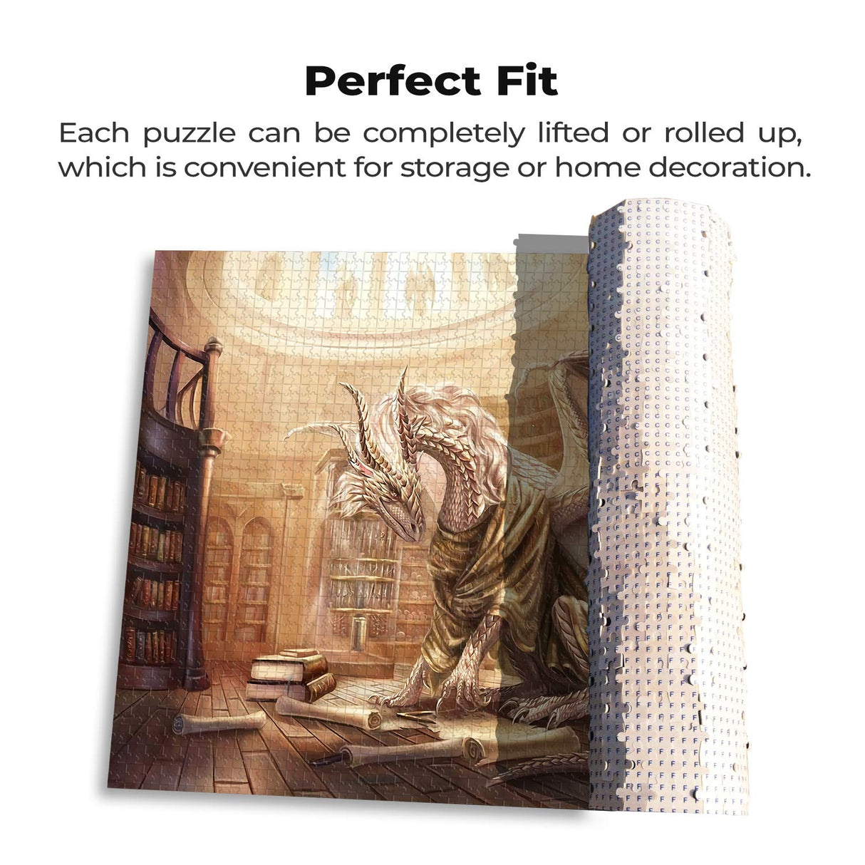 Jigsaw Puzzles 1000 Pieces for Adults - Dragon Puzzle - for Adults Teens Educational Toys Gifts(29.5x19.7 Inches) Buhoet