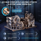 ROKR 3D Wooden Puzzles for Adults, 3 in 1 Wooden Marble Run, Wood Model Mechanical Puzzles Building Toys Kits, Gifts for Men Boys (LGX02) ROKR