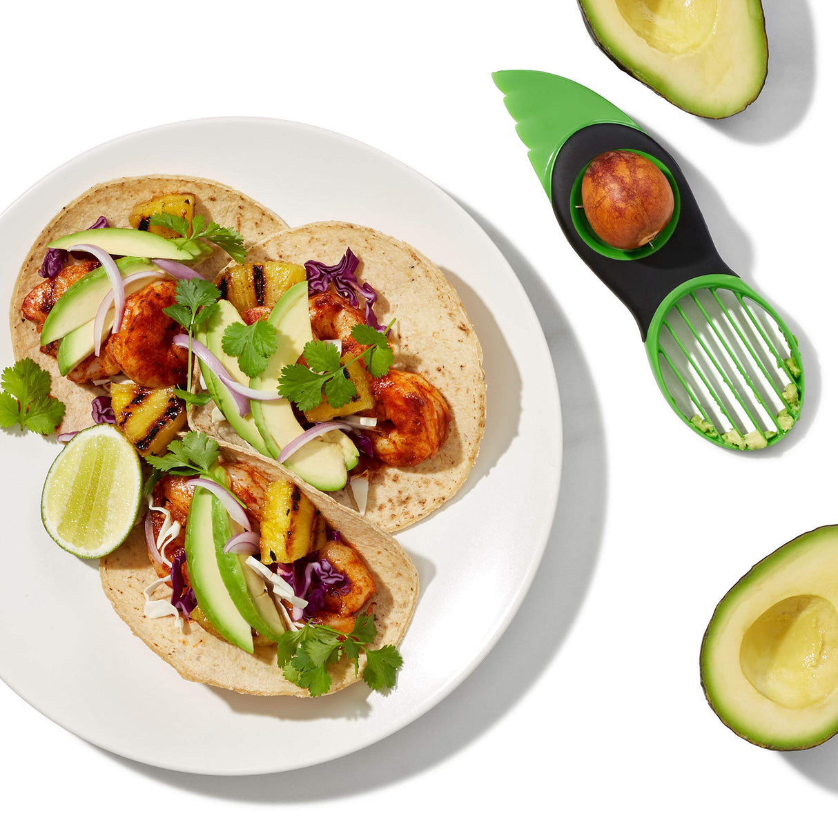 OXO Good Grips 3-in-1 Avocado Slicer - Green OXO