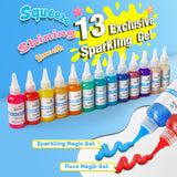 Kiditos Magic Water Elf Toy Kit, Aqua Fairy Water Gel Kit-25 Magic Gesl&20 Molds–Make Your Own Water Pets & Squishy Toys–Fun Summer DIY Craft Kit, Birthday Gifts & Party Favors for Kids Ages 3+ Kiditos