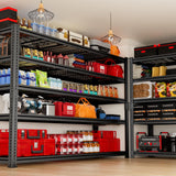 Storage Shelves, Garage Shelving Heavy Duty 3300 LBS Capacity, 60"L x 24"W x 78"H Adjustable Metal Shelving Organizer Wire Rack, 5 Tier Utility Shelf Unit for Pantry Closet Warehouse Organization MODCART