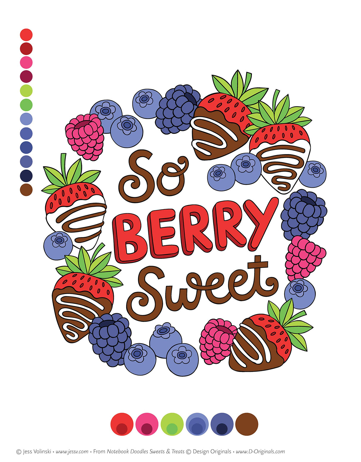 Notebook Doodles Sweets & Treats: Coloring & Activity Book (Design Originals) 32 Scrumptious Designs; Beginner-Friendly Empowering Art Activities for Tweens, on Extra-Thick Perforated Pages Design Originals