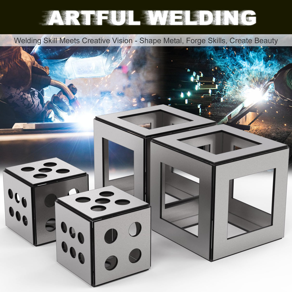 WelderElite 24-Piece Steel Welding Practice Coupons, 17 Gauge Thickness, Ideal for Beginners, Comprehensive Skill Enhancement Training Kit WelderElite