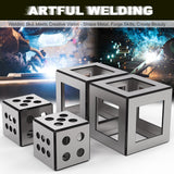 WelderElite 24-Piece Steel Welding Practice Coupons, 17 Gauge Thickness, Ideal for Beginners, Comprehensive Skill Enhancement Training Kit WelderElite