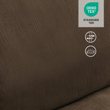 MCombo Dual Motor Oversized Power Recliner Chair, 38.2'' Large Wide Seat, Rocker Recliner with LED Lighting, USB Ports, Perfect for Living Room, Office and Home Theater, Fabric PR607 (Coffee) MCombo