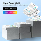 LC406 Ink Cartridges for Brother Printer for Brother LC406 Ink Cartridges LC406XL LC406 LC 406 Compatible with Brother MFC-J4535DW, MFC-J5855DW,MFC-J4335DW,MFC-J6555DW Printer (4 Pack) Caclemo