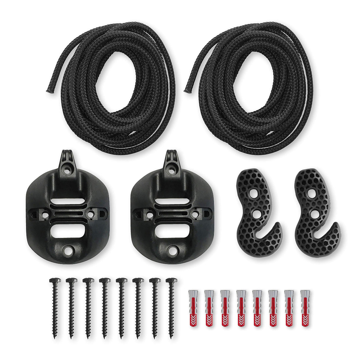 LA SIESTA CasaMount Black - Multipurpose Suspension Set for Hammocks LA SIESTA
