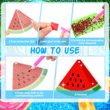 Thinkday 12 Pack Summer Diamond Painting Keychain Kits 5D Diamond Art Keychains DIY Painting Kit Summer Hanging Diamond Art Kits Diamond Art for Kids DIY Crafts (Summer) Thinkday