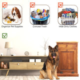 Peaceful Classics Trash Bin Cabinet - Handmade Hideaway Cabinet for Trash Cans - Decorative Bathroom Trash Can, Office Trash Can, and Bedroom Trash Can - Wooden Tilt Out Trash Bin (Cherry) Peaceful Classics