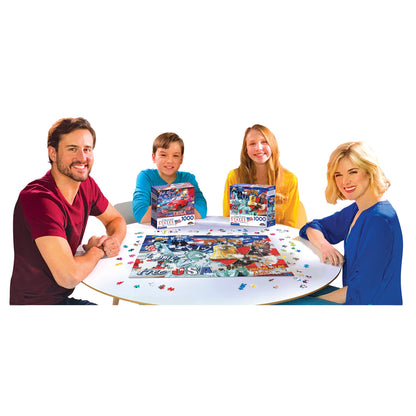 RoseArt - USA - Home of The Free - 1000 Piece Jigsaw Puzzle for Adults